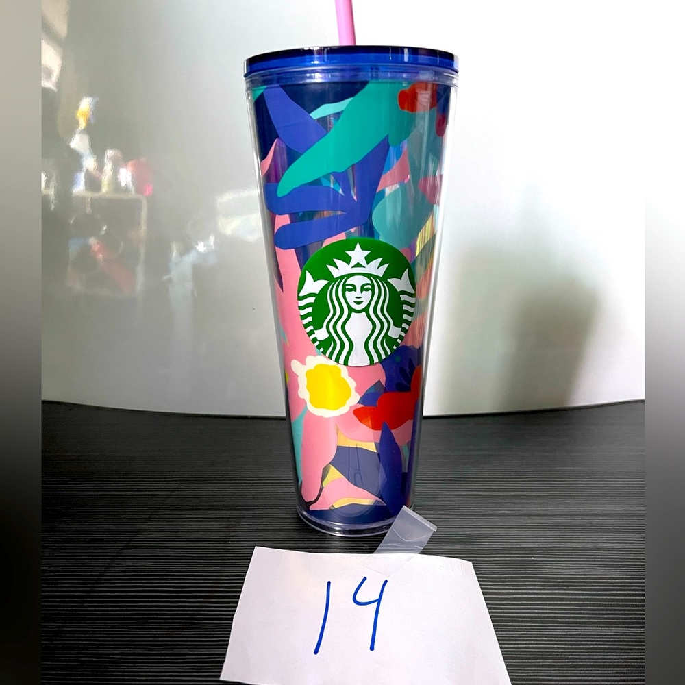 New!!! Starbucks, acrylic floral spring Venti cup 2021 Mother’s Day collection